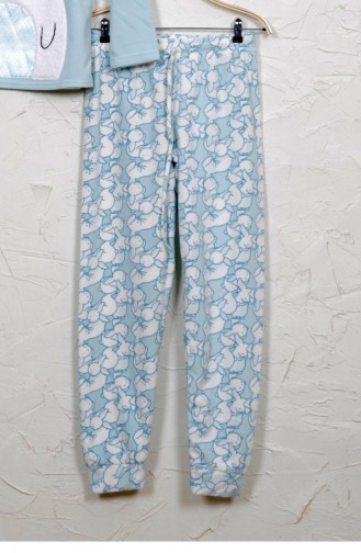 Light Blue Pyjama 8041893985.ACIKMAVI