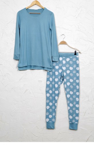 Minzenblau Pyjama 8042063041.KOYUMINT