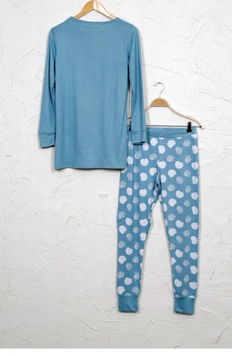 Minzenblau Pyjama 8042063041.KOYUMINT