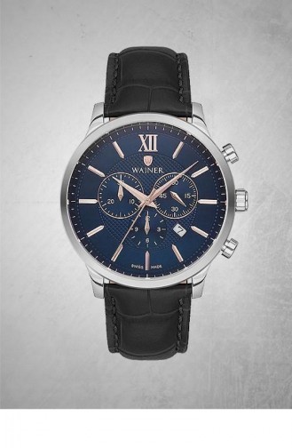 Navy Blue Horloge 19144-A