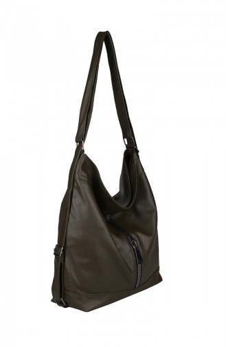 Khaki Schultertasche 403-419