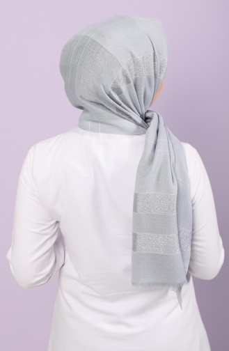 Grau Schal 0108-01