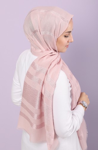 Şal Saat Kombin 0109-01 Pudra