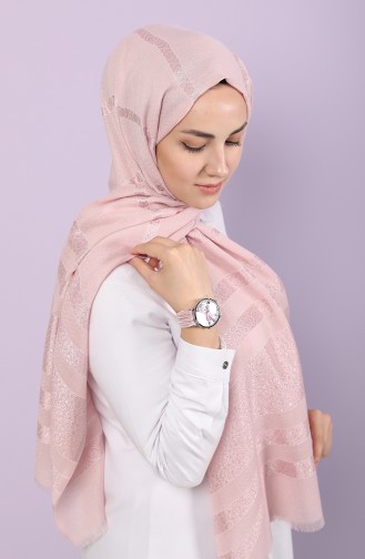Şal Saat Kombin 0109-01 Pudra