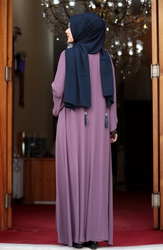 Lila Hijab-Abendkleider 3263-05