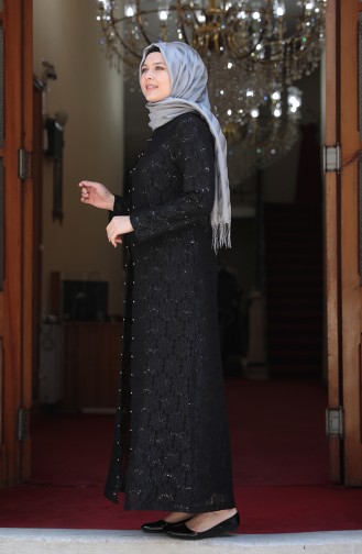 Habillé Hijab Noir 3293-01