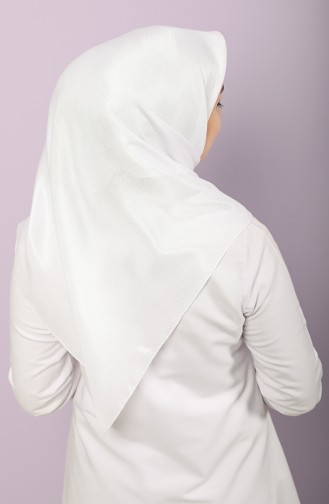 White Hoofddoek 15207-10