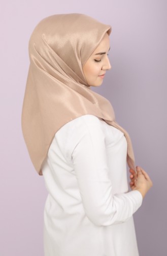 Platin Cotton Eşarp 15207-19 Vizon