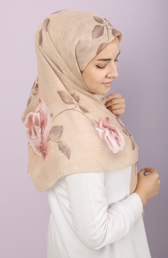 Dark Beige Scarf 2511-7528B-01