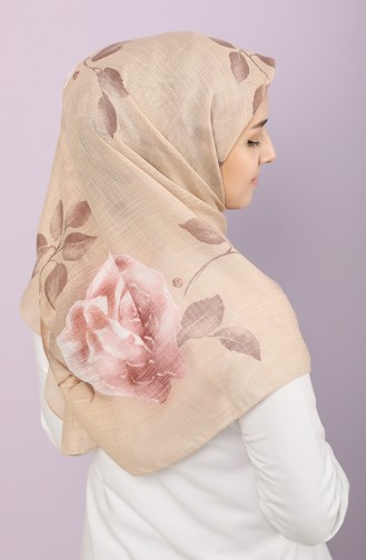 Dark Beige Scarf 2511-7528B-01