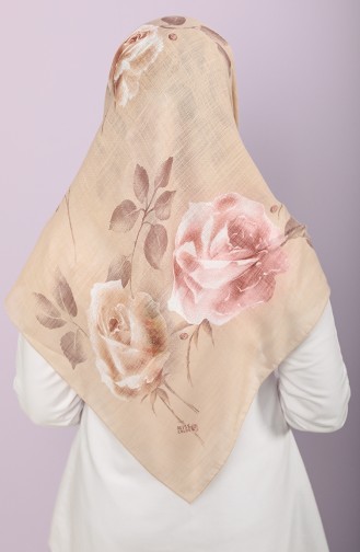 Dark Beige Scarf 2511-7528B-01