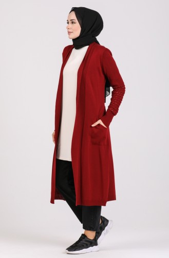 Claret Red Cardigans 0802-06