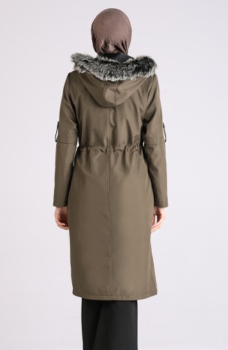 Bondite Fabric Hooded Coat 8101-04 Khaki 8101-04