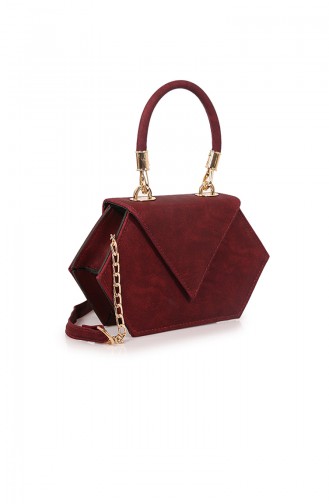 Claret red Shoulder Bag 72Z-03