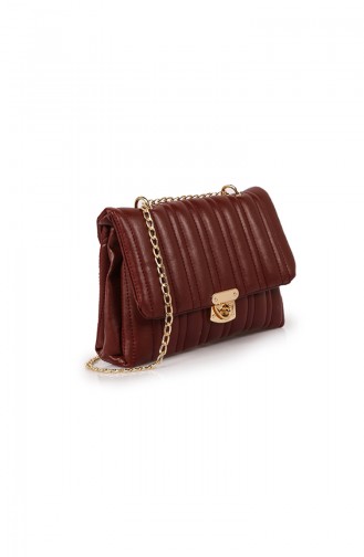 Claret red Shoulder Bag 33Z-03