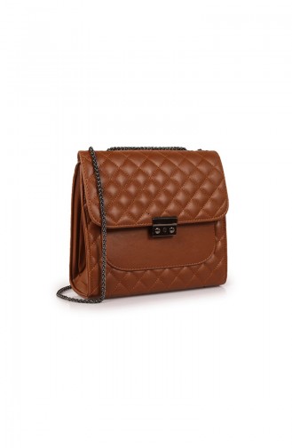 Tobacco Brown Shoulder Bag 35Z-04