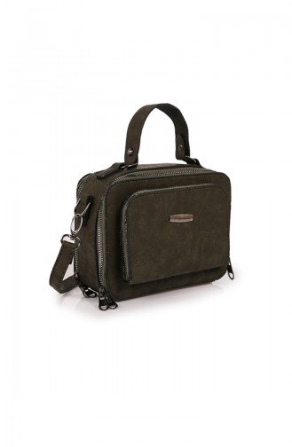 Khaki Schultertasche 36Z-03