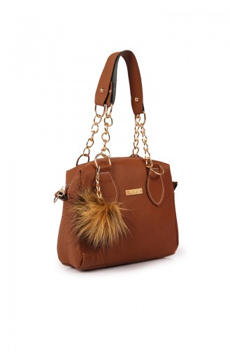 Tobacco Brown Shoulder Bag 42Z-07