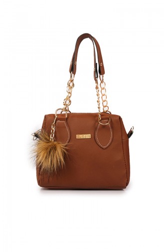 Tobacco Brown Shoulder Bag 42Z-07