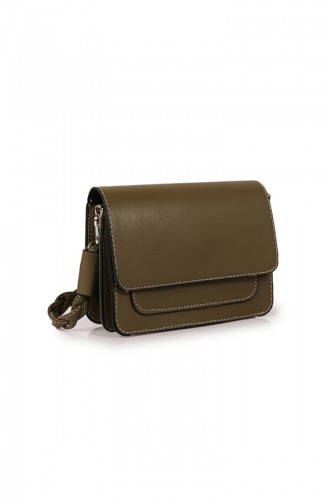 Khaki Schultertasche 59Z-03