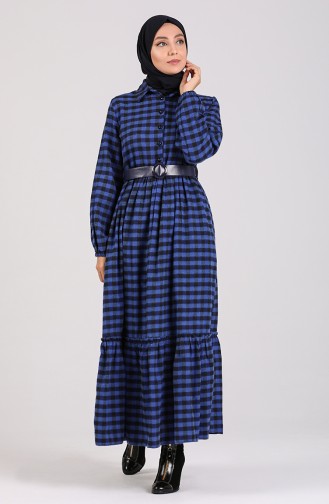 Robe Hijab Bleu Marine 4328-02
