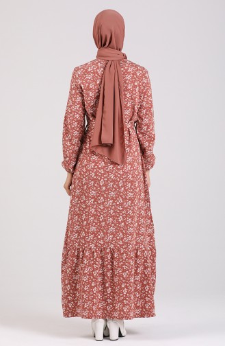 Patterned Belted Dress 1015-03 Tile 1015-03