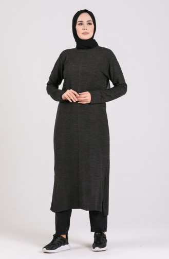 Triko Uzun Tunik 6001-05 Antrasit