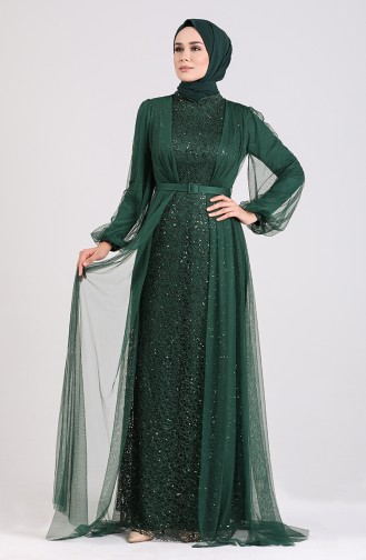 Emerald İslamitische Avondjurk 5383-05