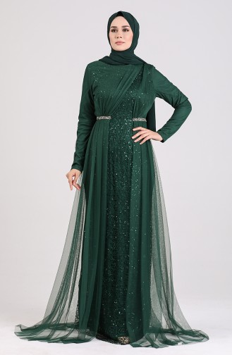 Emerald İslamitische Avondjurk 5388-04