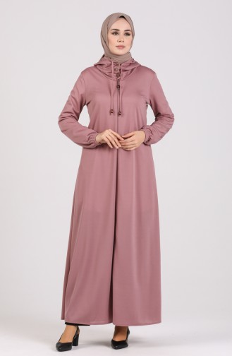 Beige-Rose Abayas 2095-01