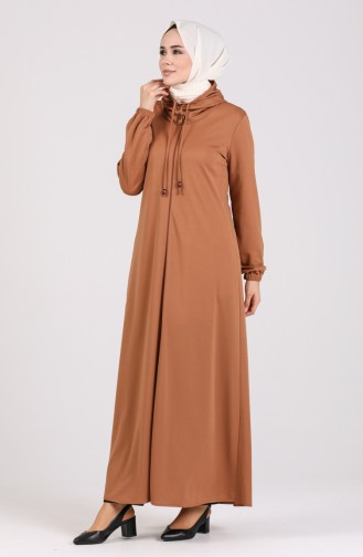 Tobacco Brown Abaya 2095-04