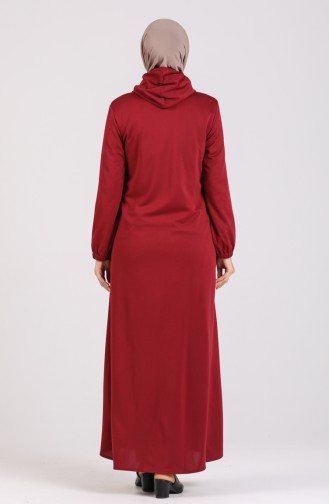 Claret Red Abaya 2095-06