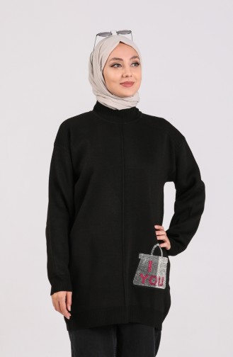 Schwarz Pullover 2259-08