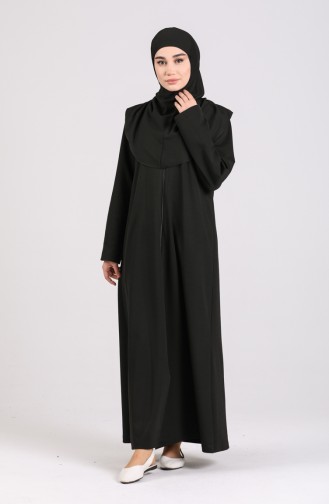 Zippered Prayer Dress 3000-02 Black 3000-02