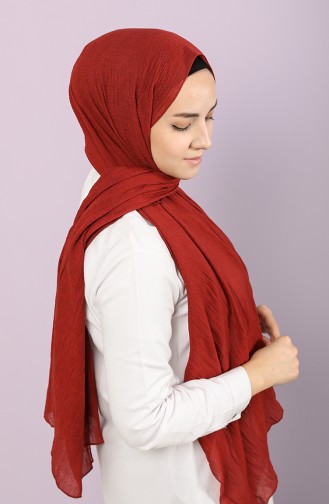 Dark Brick Red Shawl 90672-17