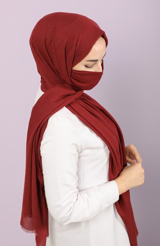 Dark Claret Red Sjaal 1000-27