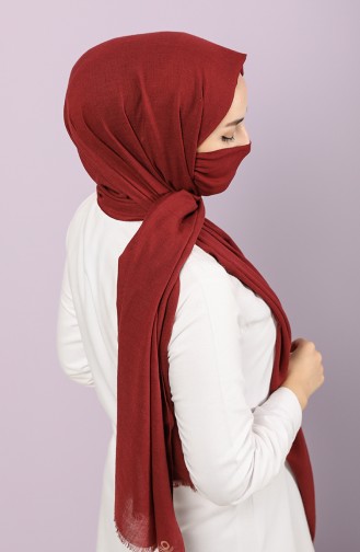 Dark Claret Red Shawl 1000-27