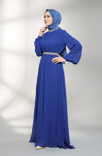 Habillé Hijab Blue roi 5339-08