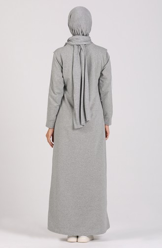 Robe Hijab Gris 3700-04