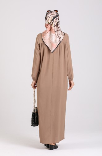 Robe Hijab Beige 200917-04