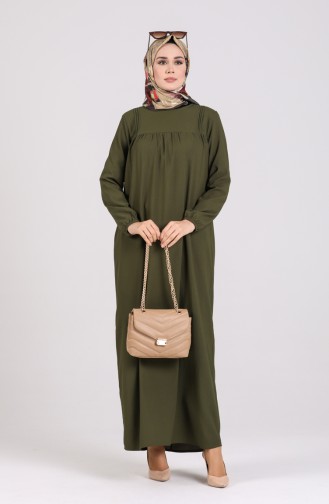Khaki Hijab Kleider 200917-05