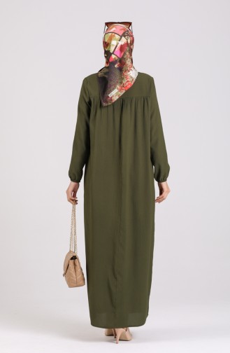 Ribbed Dress 200917-05 Khaki 200917-05