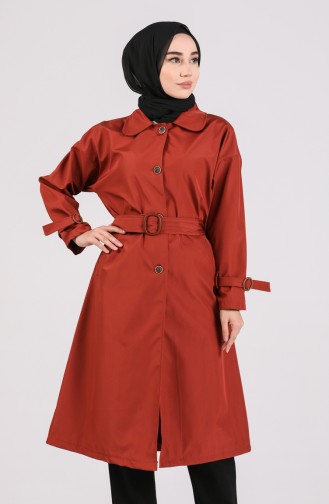 Trench Coat Couleur brique 5177-07