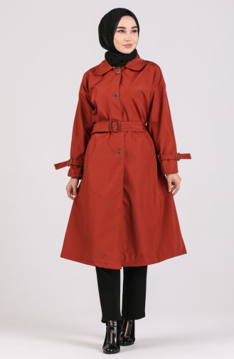 Ziegelrot Trench Coats Models 5177-07