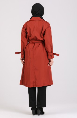 Brick Red Trenchcoat 5177-07