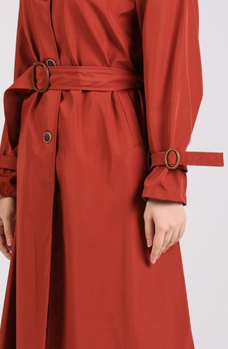 Brick Red Trenchcoat 5177-07