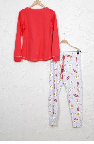 Red Pajamas 9021120257.KIRMIZI