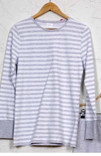 Grau Pyjama 9030690000.GRIMELANJ