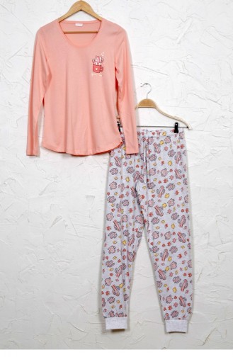 Vienetta Pamuk Pijama Takım 9040774636 Pembe