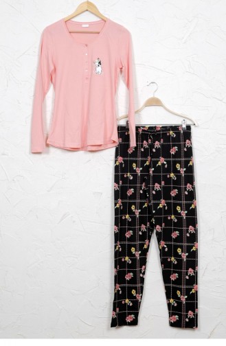 Dunkelblau Pyjama 9051045767.PEMBE